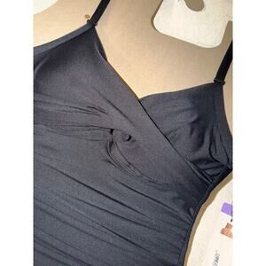 DKNY One-Piece Swimsuit Great For Paddle Boarding Size XS Black NWT